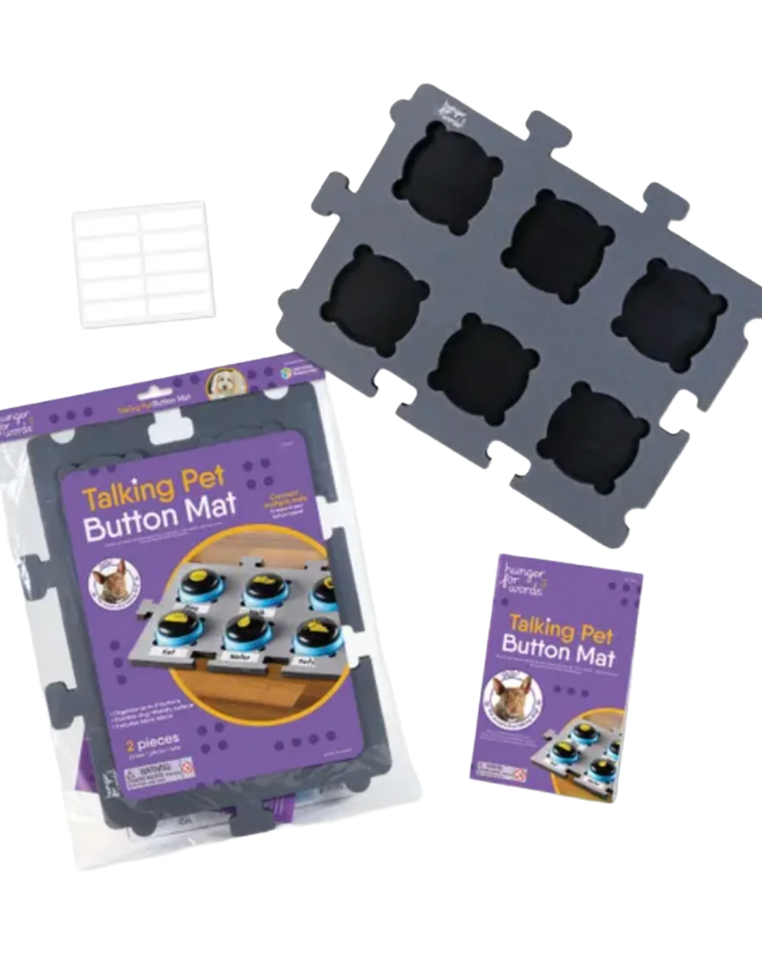 Brightkins – Hunger For Words – Talking Pet Button Mat 1